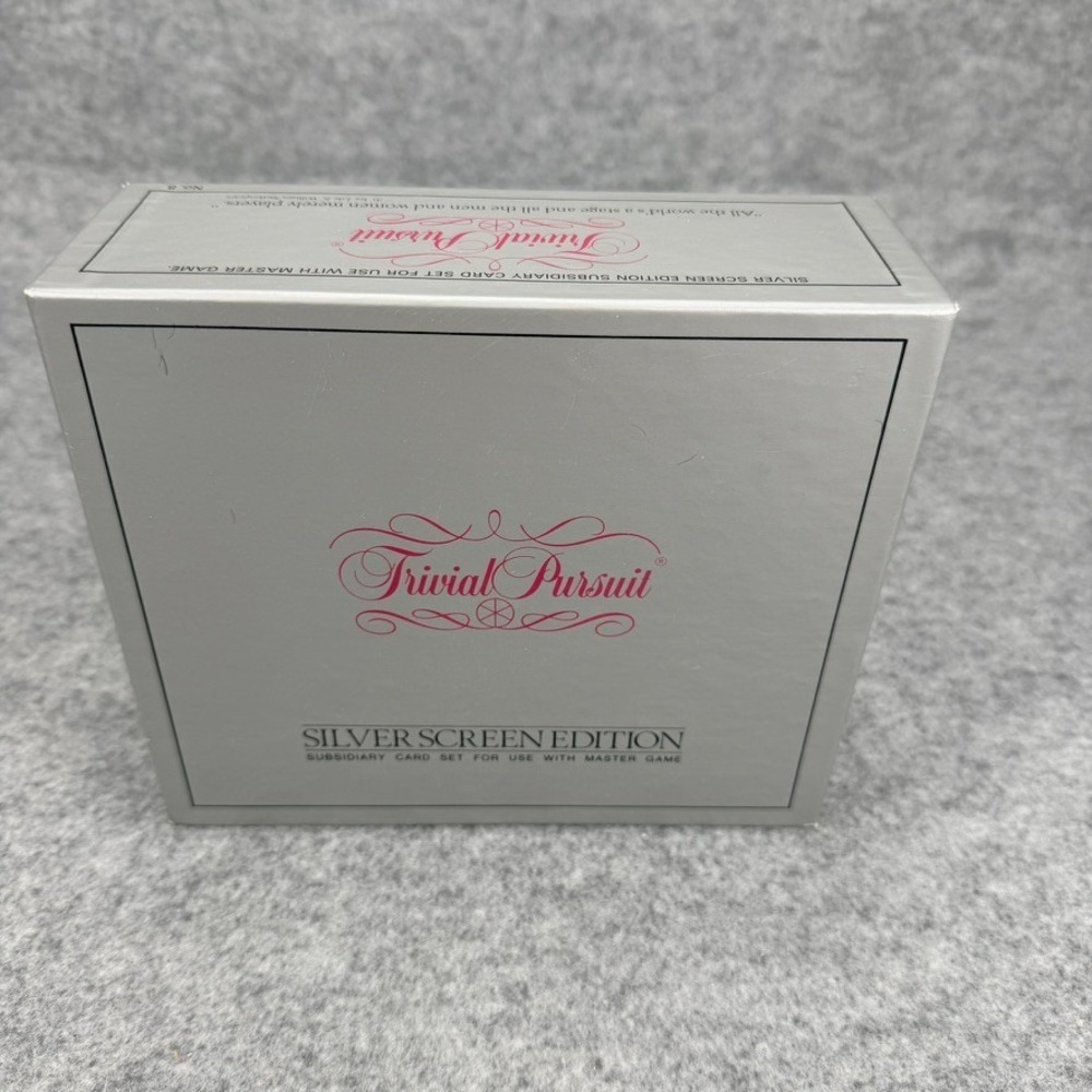 Trivial Pursuit Silver Screen Edition Card Set COMPLETE Horn Abbot 1982 Movie TV